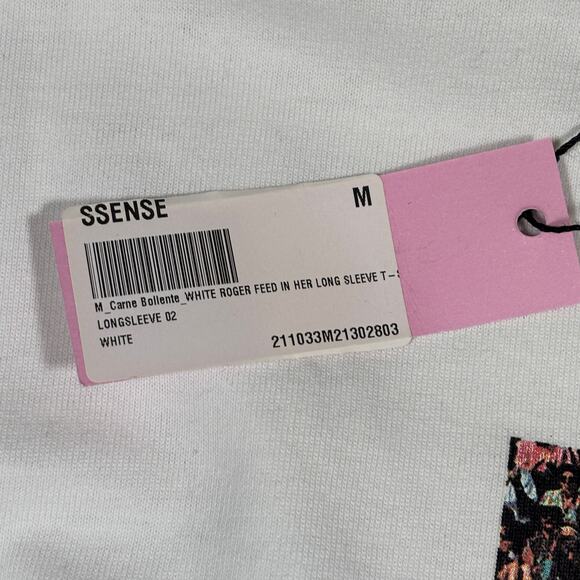 NEW WITH TAGS CARNE BOLLENTE SLIM FIT LONG SLEEVE TENNIS T SHIRT - Picture 3 of 9